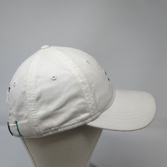 Tommy Hilfiger Slideback Hat Solid White One Size Embroidered 6 Panel - Picture 5 of 10